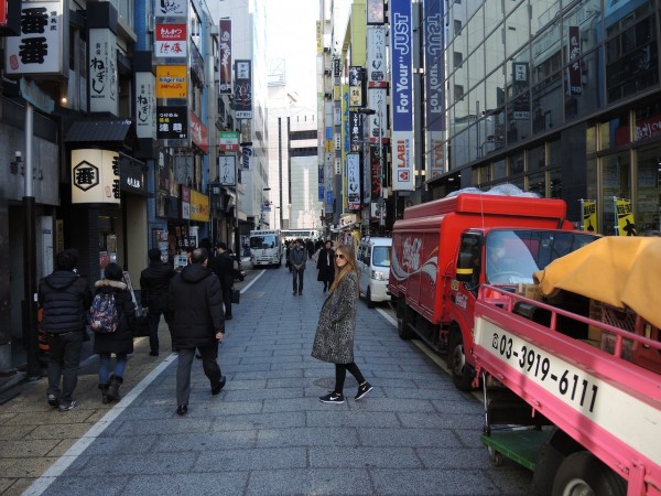 girl in tokyo street