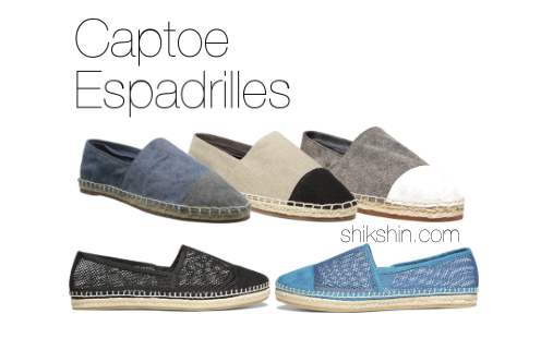 chanel inspired captoe espadrilles