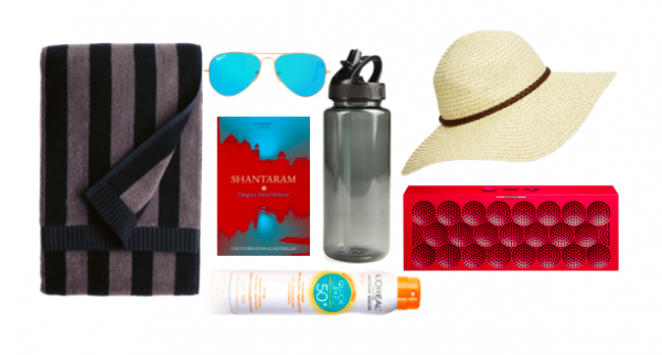 items in beach bag