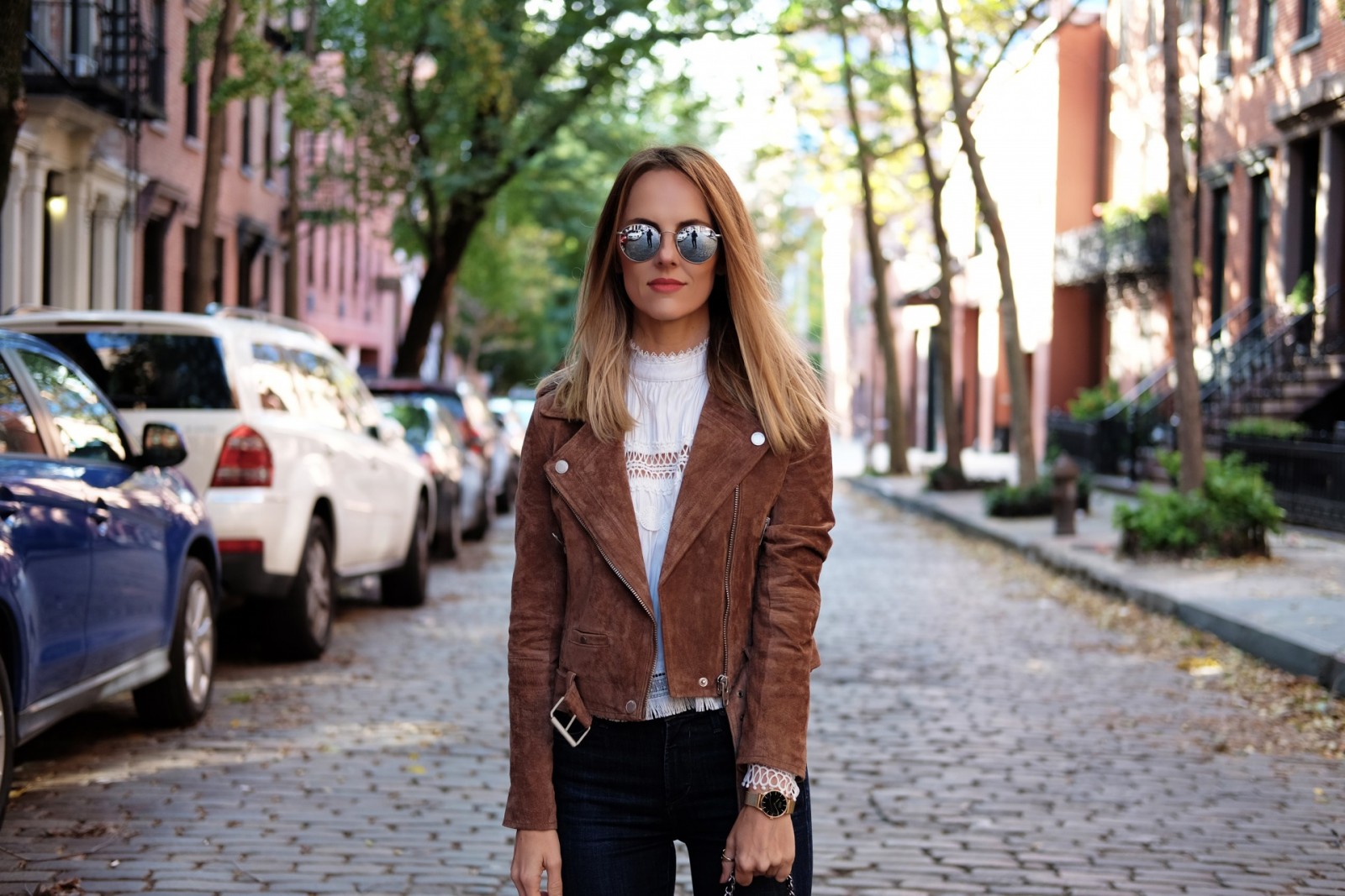 brownsuedecroppedbikerjacketstreetstyle